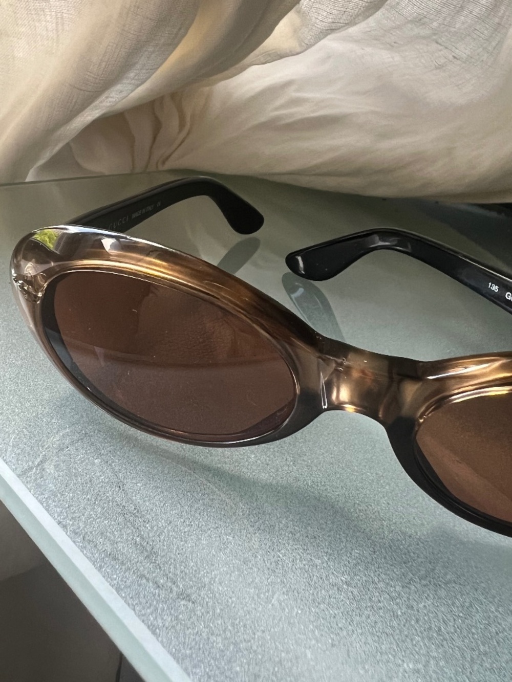 Vintage Gucci GG 2413/N/S Oval Sunglasses - Picture 9 of 13